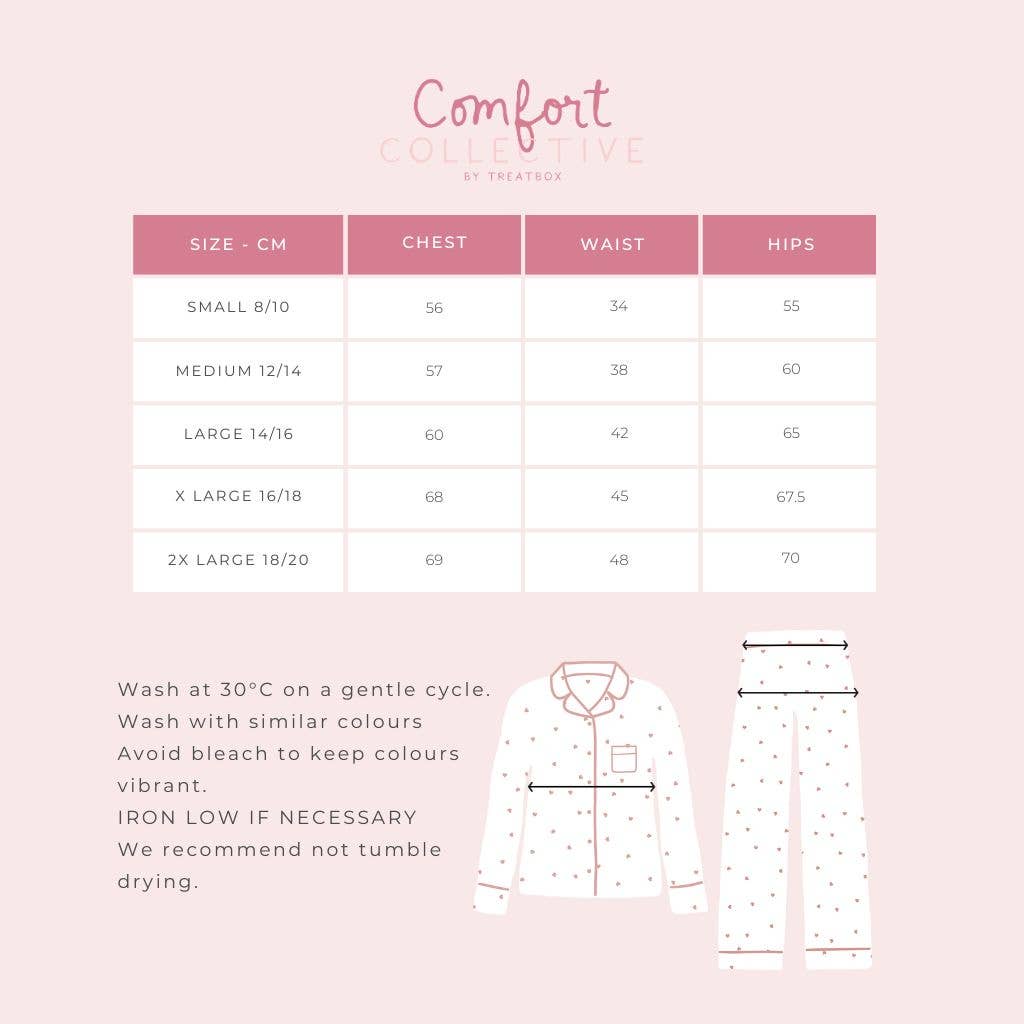 TreatBox – wholesale Sleepwear set – Women's – Comfort Collective Cherry Print Pyjamas5