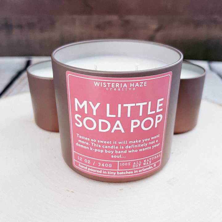 Wisteria Haze Creative - Wholesale Jar/Filled Candle - My Little Soda Pop Candle0