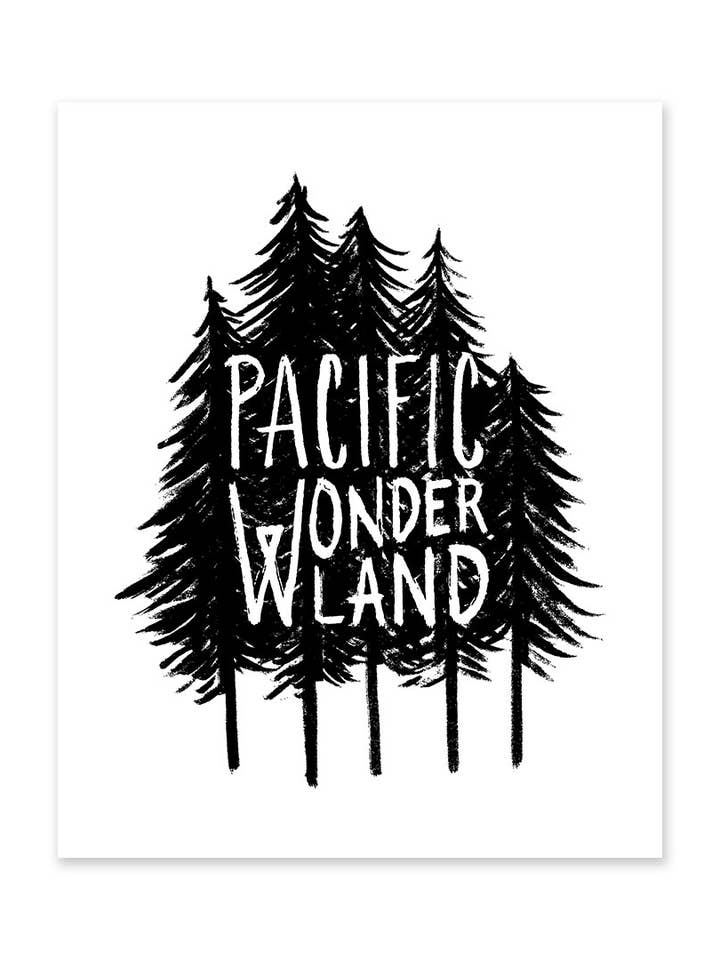 Pacific Wonderland Print for wholesale by Forever Northwest
