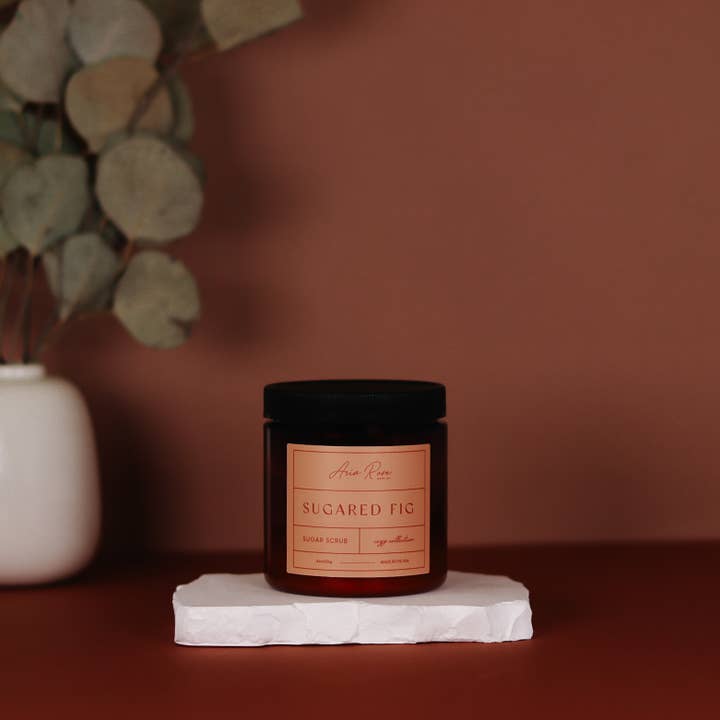 Aria Rose Bath Co - Wholesale Body Scrub/Exfoliant - Sugared Fig Sugar Scrub - Cozy Collection1