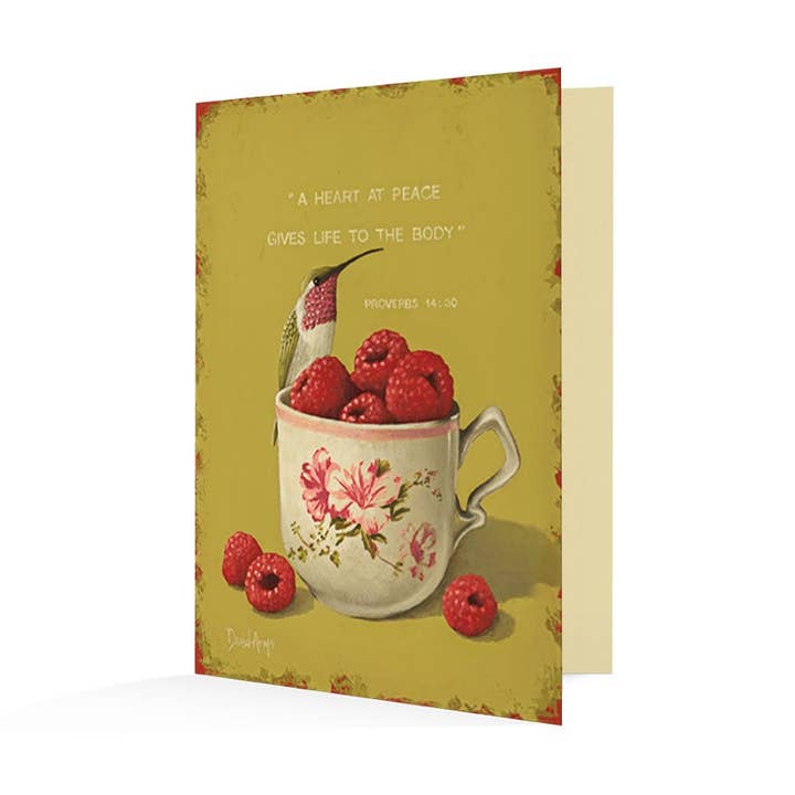 “Heart At Peace” Notecards for wholesale by David Arms