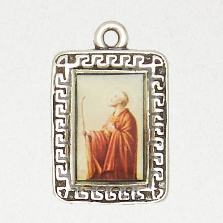 Nirvana LLC - Wholesale Individual Charm/Pendant - Religious Pewter Pendant Necklace - St. Peter0