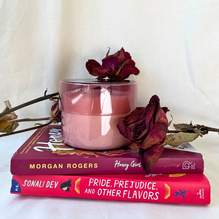 Candescent Books - Wholesale Jar/Filled Candle - Romance 12 oz. Double Wood Wick Candle1
