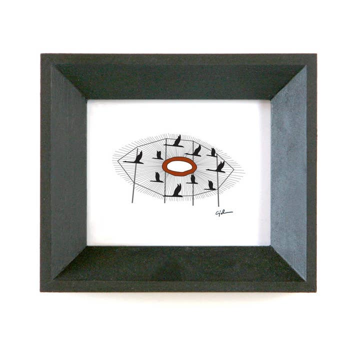 Geese in Flight Sculpture | ND Print for wholesale by United Goods