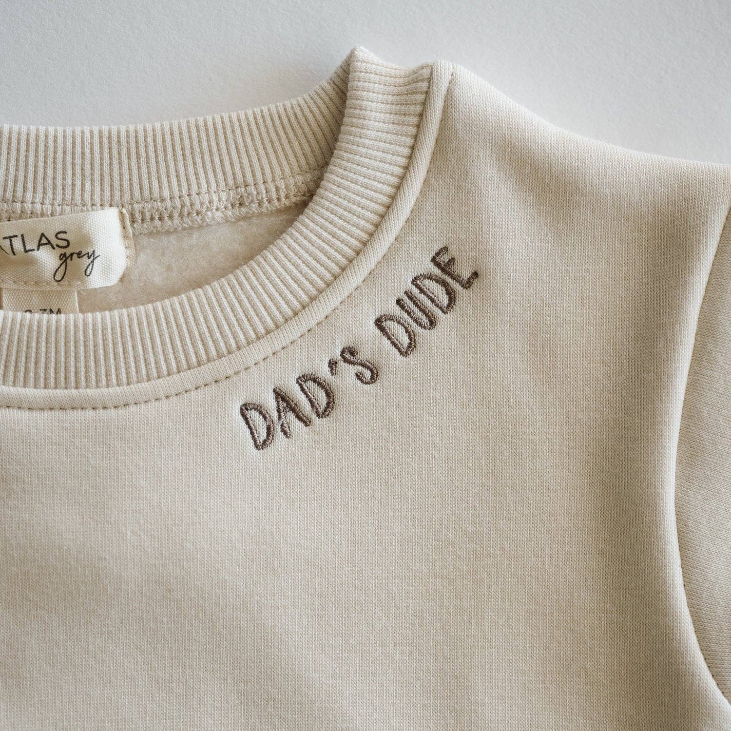 Atlas Grey - Wholesale Sweatshirt - Baby - Daddy's Girl/Dad's Dude Crewneck4