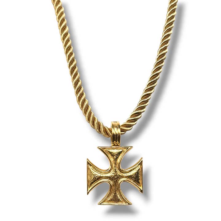 Maltese Cross Necklace for wholesale by Dina Mackney