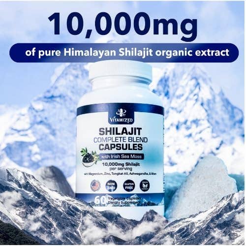 Vitamize inc - Wholesale Oral Supplement/Vitamin - Pure Himalayan Shilajit Blend - Boost Stamina & Athleticis1