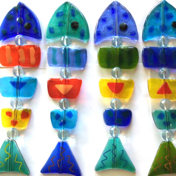 Damborreglasfisk mobil, solfångare för wholesale av Fish Tales