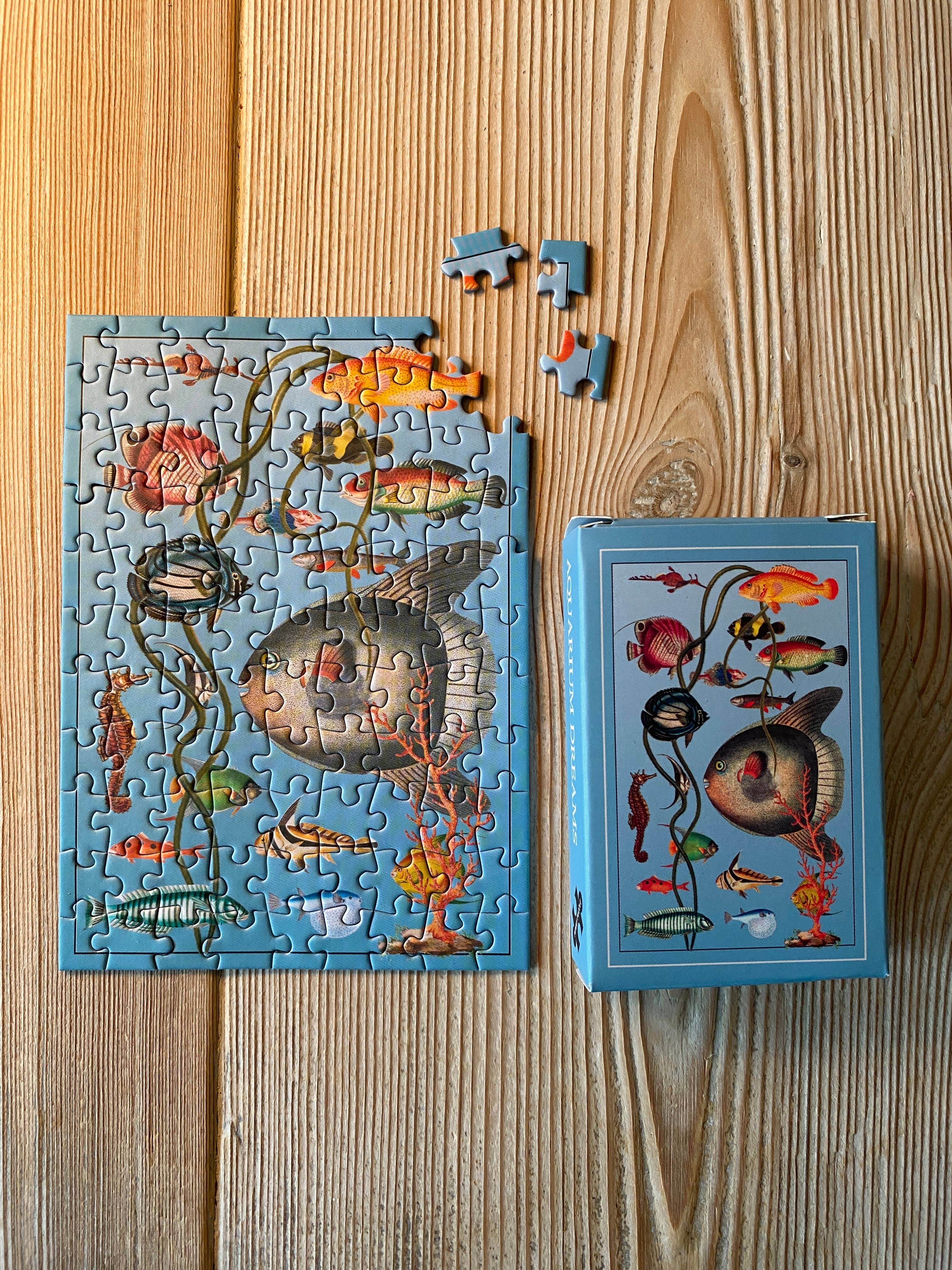 Penny Puzzle - Wholesale Puzzle - Adult - AQUARIUM DREAMS 99 pcs vintage minipuzzle1