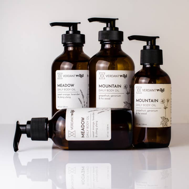 Huile corporelle DAILY pour la vente par Verdant Wild Apothecary