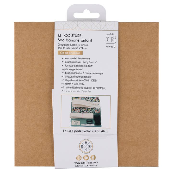 Com'1 Idée – wholesale Sömnadskit – Barn fanny pack kit - Max1