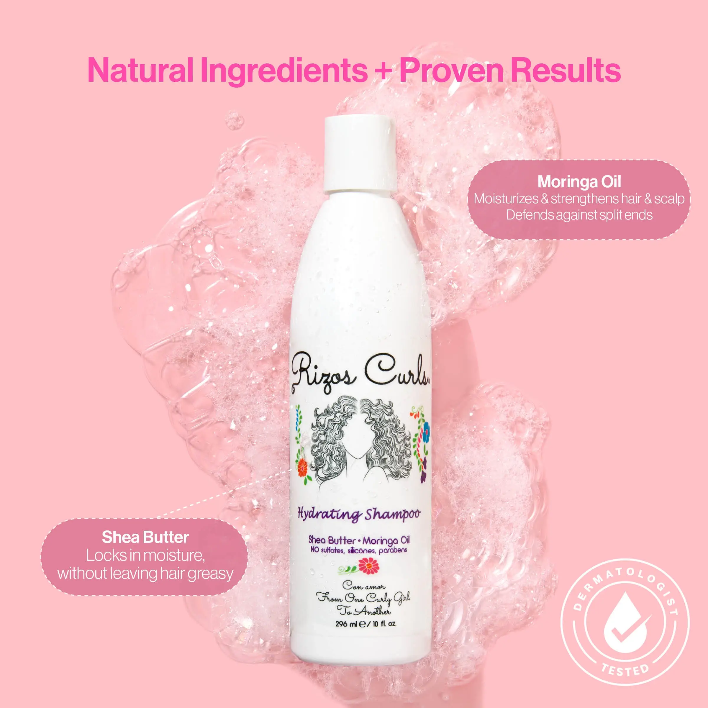 Rizos Curls – wholesale Hair shampoo – Hydrating Shampoo1