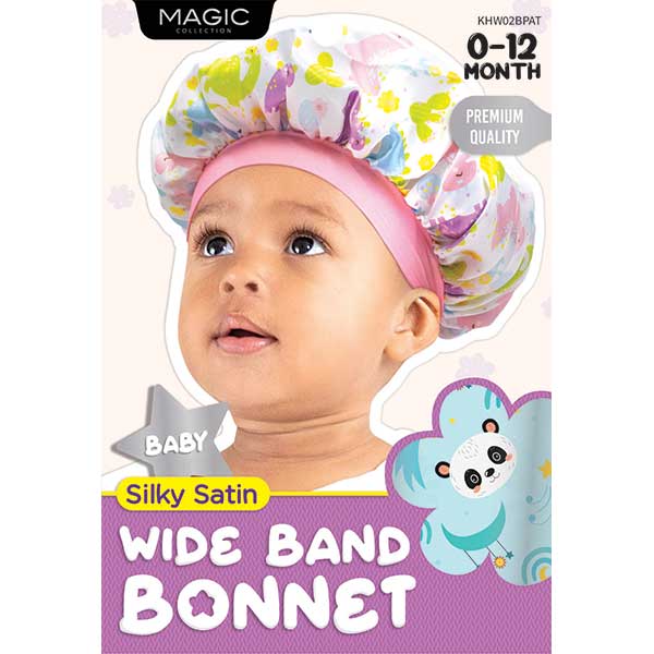 Majestic Wholesale – Engroshandel Nathue – til børn – Bredt Bånd Silkeagtig Satin Børnehue Baby, Tumling, Børn 12CT