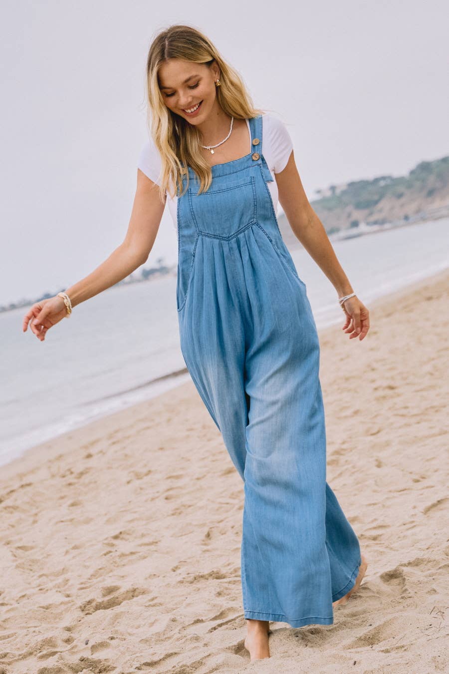 Oddi - Wholesale Jumpsuit - Women's - Washed Chambray Overall Jumpsuit1