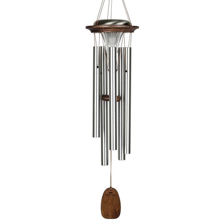 Moonlight Solar Chime™ - Silver for wholesale by Woodstock Chimes