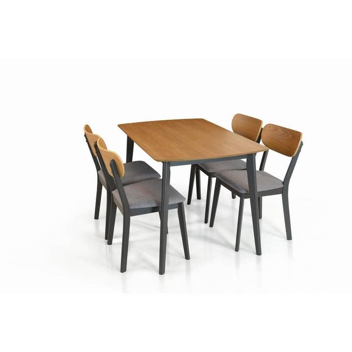 KONTE.DESIGN AVALON table in oak veneered wood for wholesale by Konte.Design