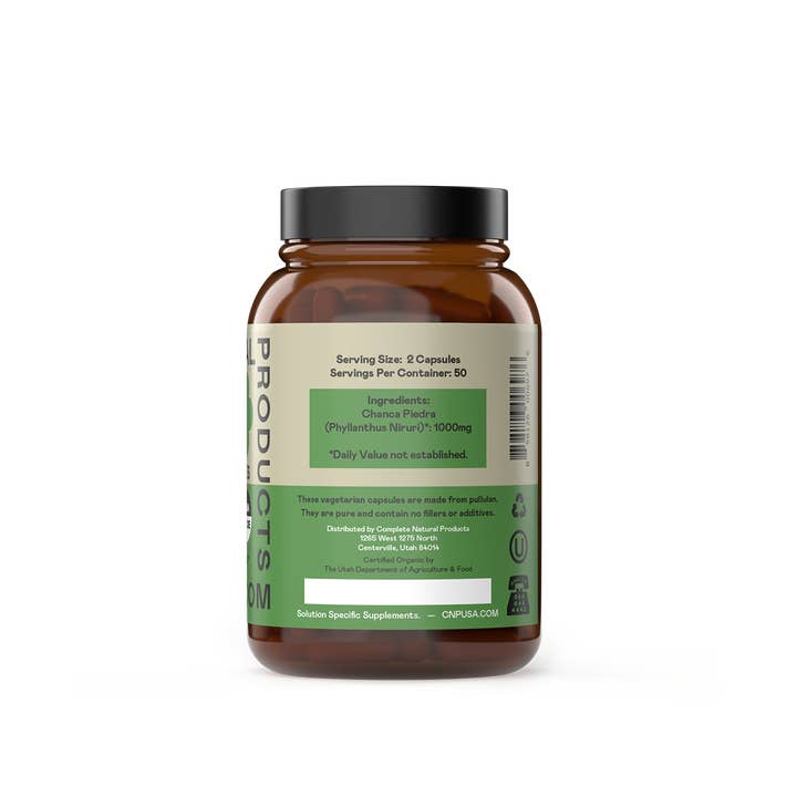 Complete Natural Products - Venta al por mayor Suplementos/vitaminas para beber - Cápsulas orgánicas de Chanca Piedra