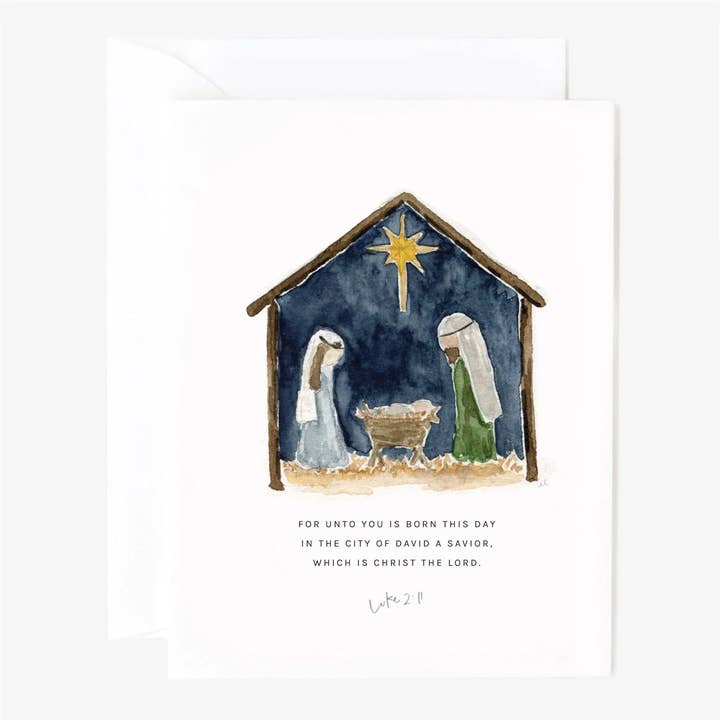 emily lex studio - Wholesale Stationery/Notecard Set - nativity notecards