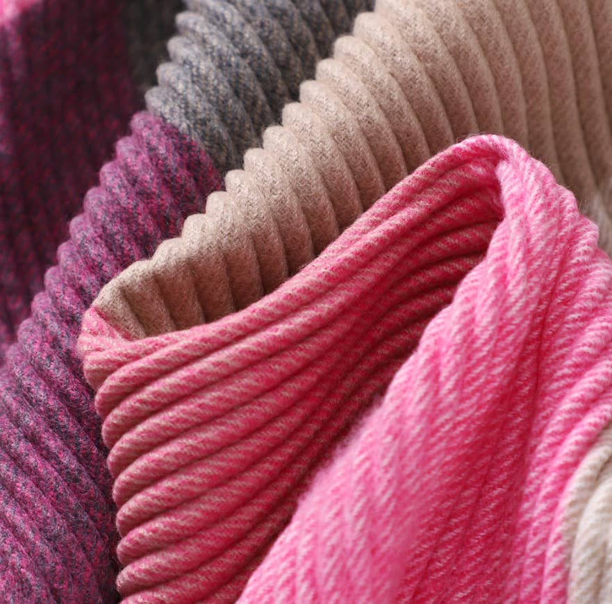 JC Sunny Fashion – wholesale Halsduk - Dam – JC021032 Lyxig 3D-texturerad skrynklig scarf8