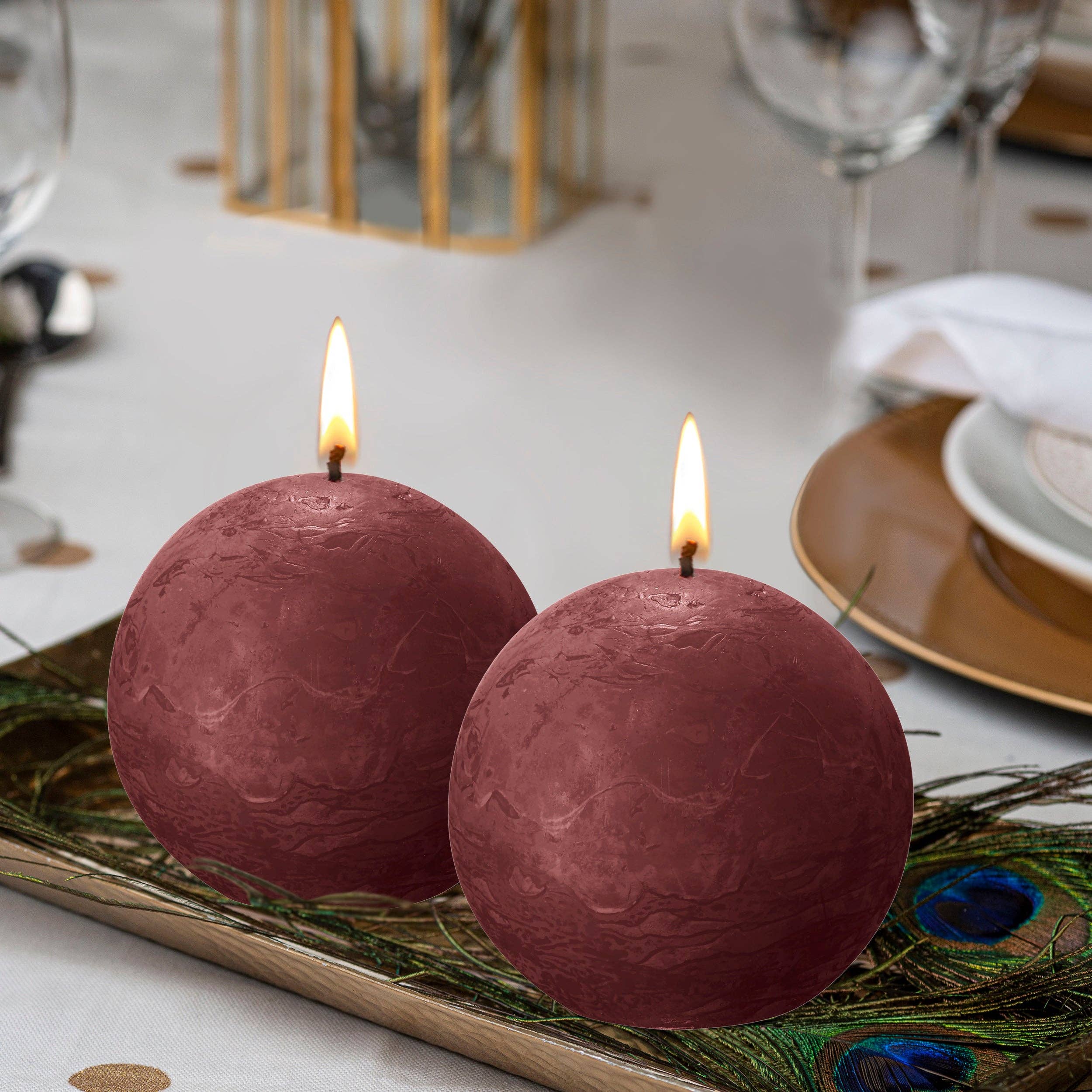 BOLSIUS – Velas de decoração por atacado – 6 Velas rústicas 3" - Inperfuted - Natural - Eco-Friendly - Cera Plant-Based - **Vendido Individualmente134