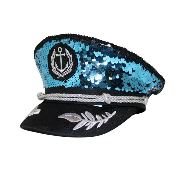 Sequin Captain Hat for wholesale by Trippy Captain