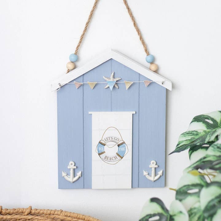 Blue Life Ring Beach Hut Hanging Decoration for wholesale by WONDER IMPORTS AUSTRALIA