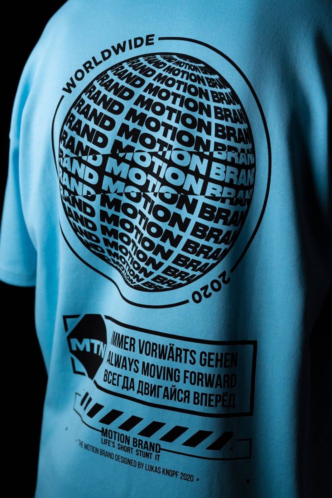 The Motion Brand - Venta al por mayor Camiseta serigrafiada - Hombre - Camiseta Worldwide3