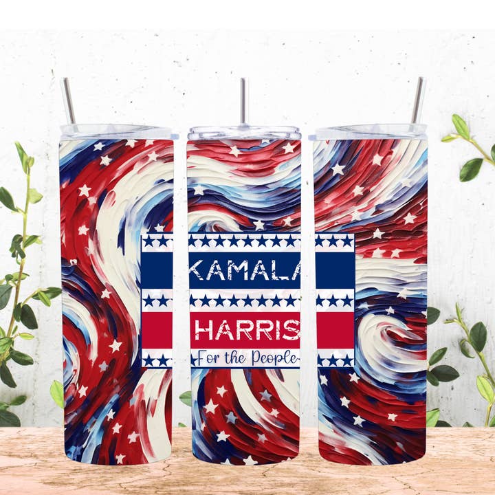 Paxton's One Stop Shop LLC - Wholesale Insulated Mug/Tumbler - 20 Ounce Tumbler - Kamala Harris