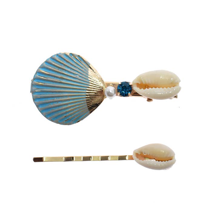 DK Hawaii - Wholesale Hair Clip - Women's - SEA SHELL HAIR CLIPS2