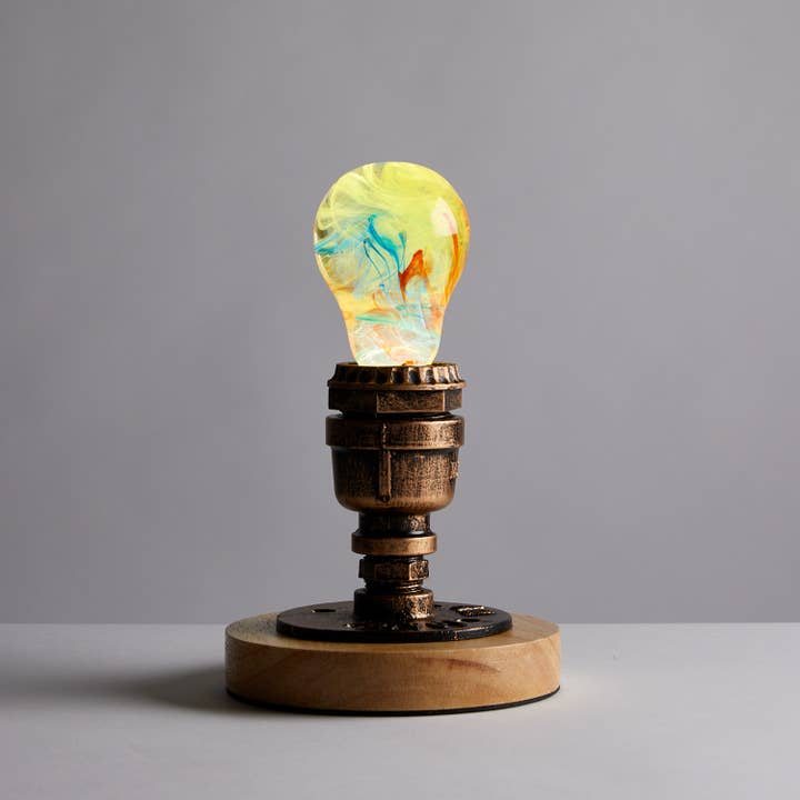 EP Design Lab - Wholesale Night Light - Handmade Fireworks LED Light Bulb Night Light