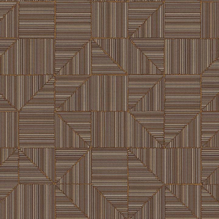 Walloro Luxury Embossed Wallpaper - Wholesale Wallpaper - Brown Modern Geometric Shapes Wallpaper, Embossed Rich Textured Contemporary Wallcovering5
