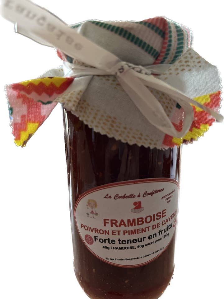 Frambozen-, paprika- en chilijam voor wholesale door La corbeille à Confitures