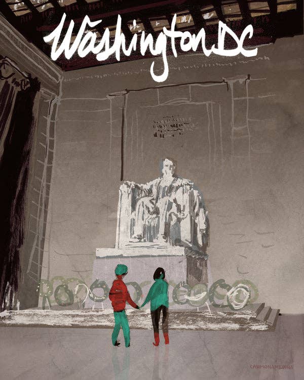 The Culture Curious - Wholesale Postcard - Lincoln Memorial postcard2