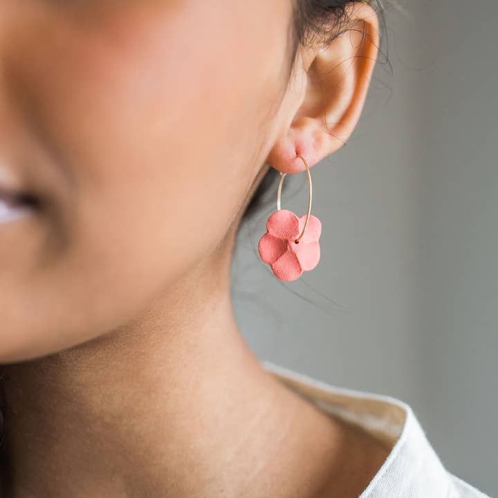 Jenna Vanden Brink Ceramics - Vendita all'ingrosso Orecchini a cerchio - Cerchi per fiori1