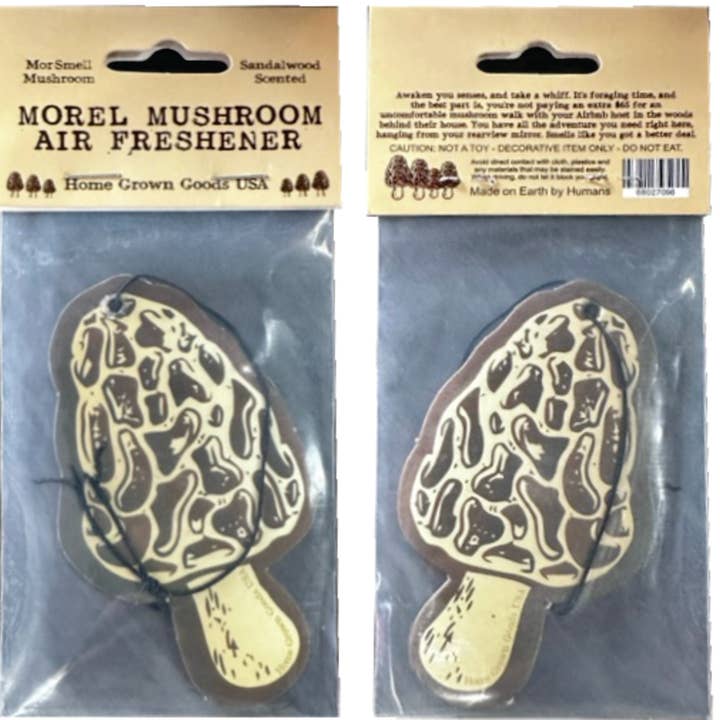 Morel Mushroom Air Freshener for wholesale by BoyerHouse