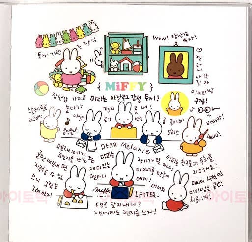 K-Wonderland - Wholesale Sticker - Miffy Deco Stickers Variety Pack- 60ea6