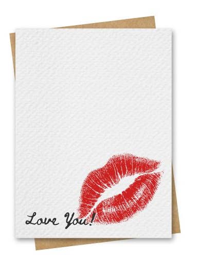 Amo-te! Cartão do Dia dos Namorados - Incl. Envelope Kraft por atacado de Paper Kuts