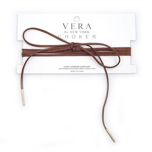 Western Fashion - Wholesale Choker/Collar - YN2589 - Suede Wrapping Choker Necklace5