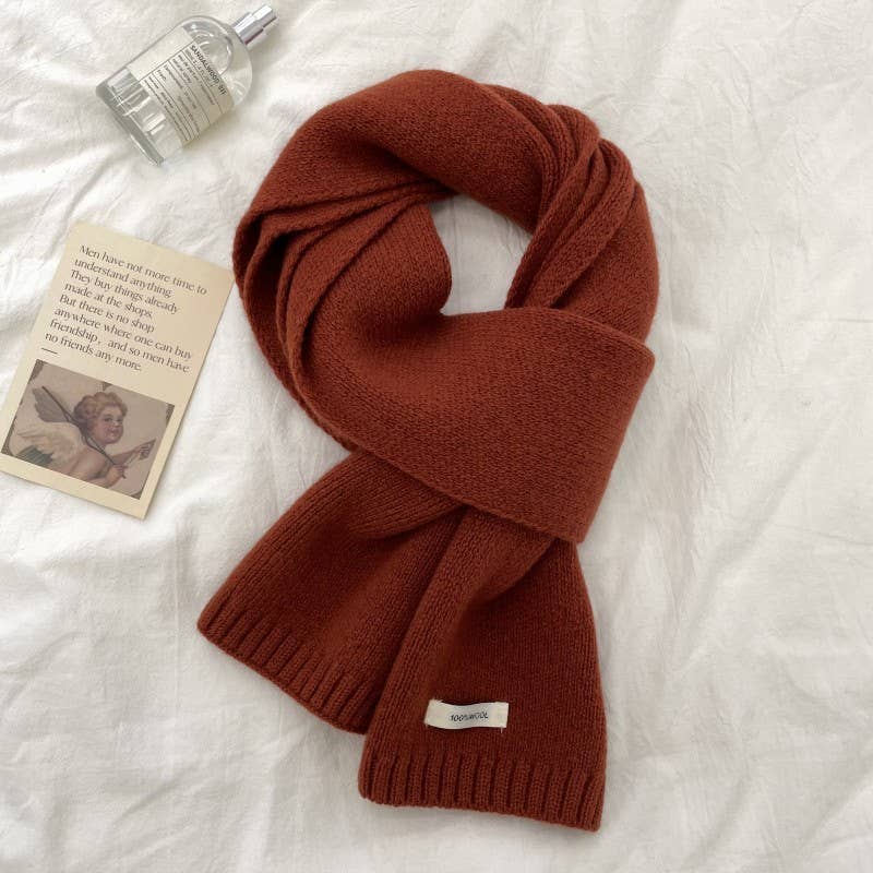 Little Trendy - Wholesale Scarf - Unisex - Wool solid color scarf for men and women6