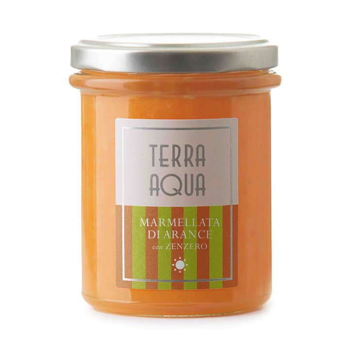 Terra Aqua - Wholesale Jam/Jelly - Tarocco Orange Jam with Ginger | Net Weight 240g0
