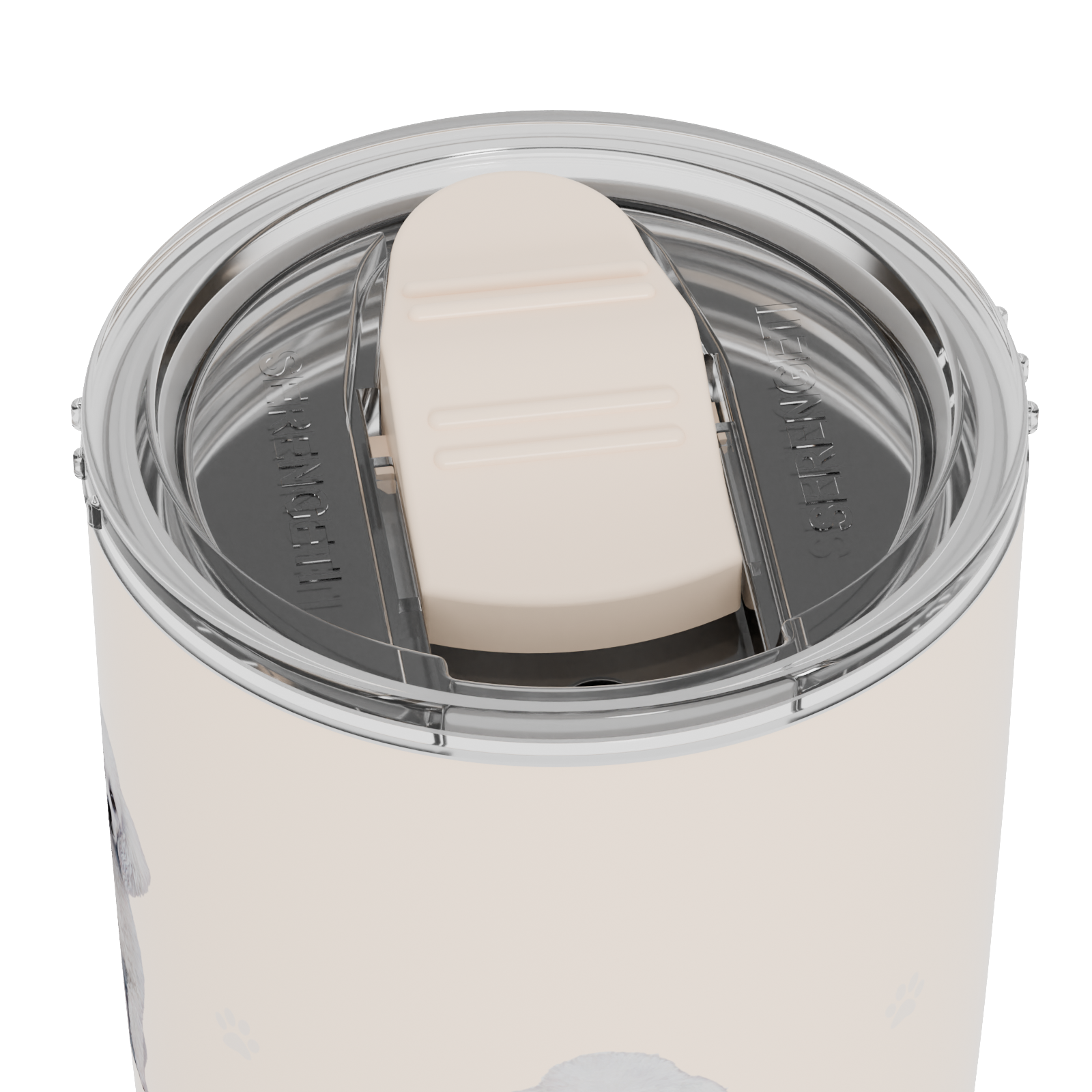 E&S Pets - Vente Gourde/bouteille isotherme - Imprimé en 3D - Caniche - Gobelet, étanche, durable3