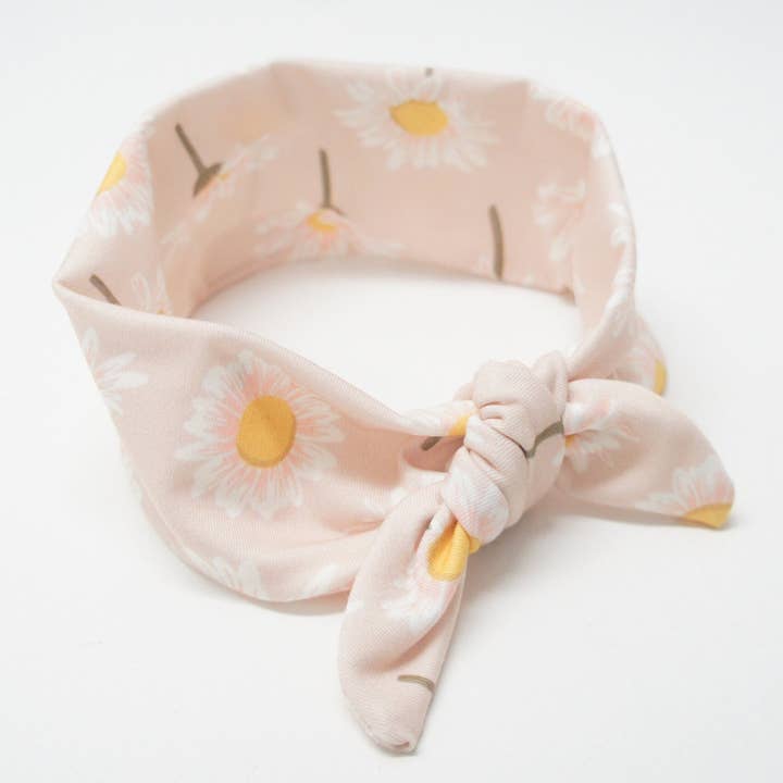 Stirnband — Top-Knoten-Stirnband für Baby/Kleinkinder/Kinder/Erwachsene, Gänseblümchen für den Großhandel von Willbirdbaby