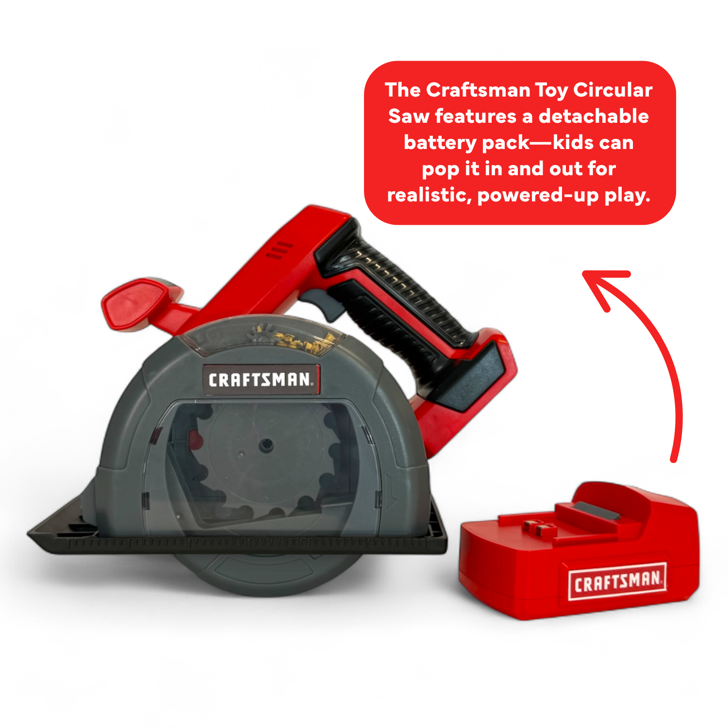 Toysmith - Wholesale Toy Set - Kids - Red Toolbox- Craftsman Display- toy drill + toy circular saw6
