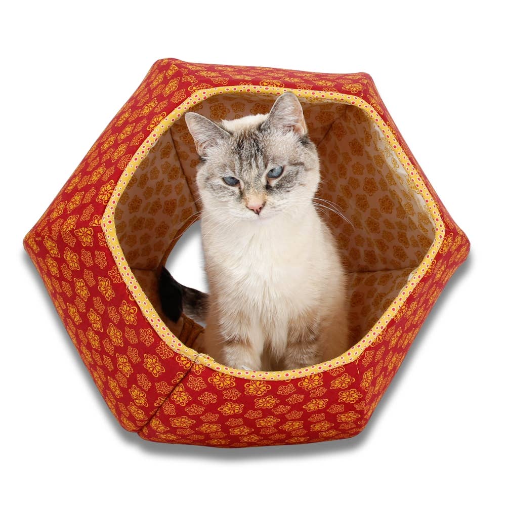 The Cat Ball - Wholesale Pet Bed - Cat - Cat Ball® Cat Bed - A Modern Cat Cave With Two Openings2