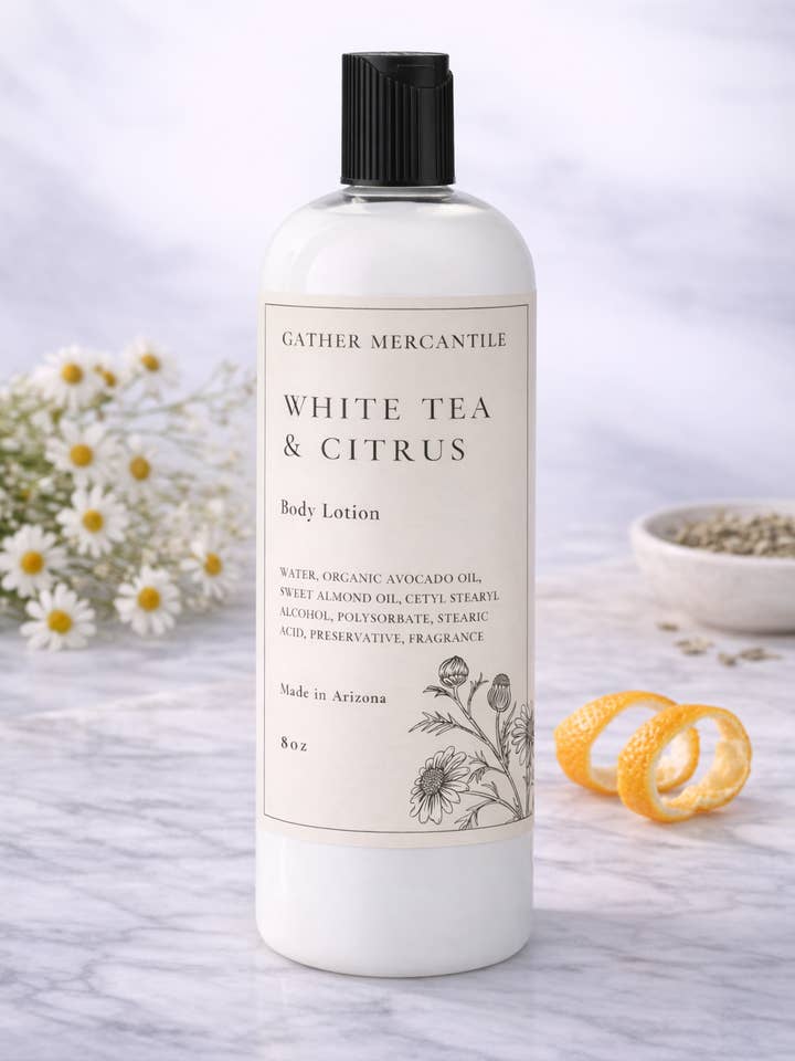 Body Lotion - White Tea for wholesale by Gather Mercantile