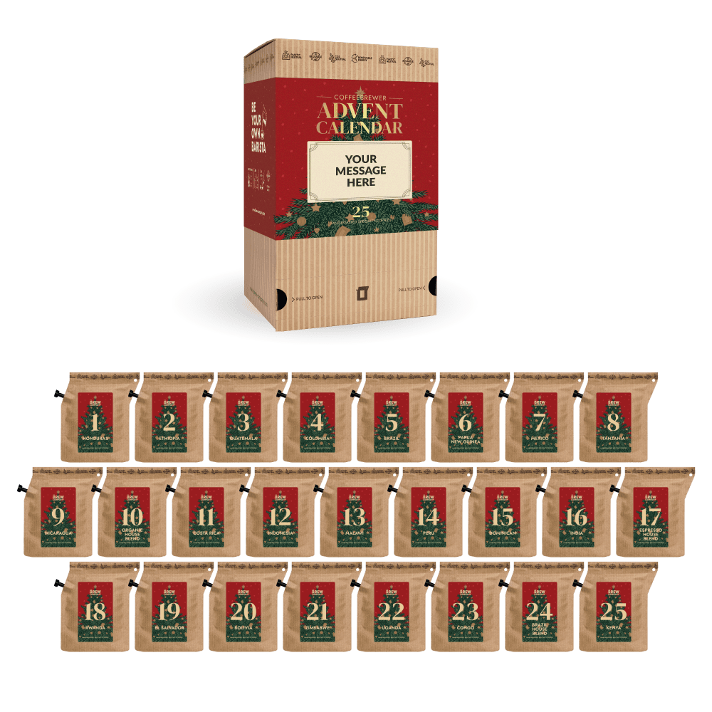 The Brew Company - Vente Calendriers de l'avent - CALENDRIER DE L'AVENT CAFÉ SPÉCIALITÉ (PERSONNALISÉ)1