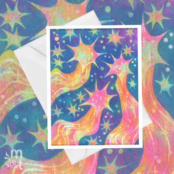 Flare Card // Everyday Card // Blank Card for wholesale by Michelle Tuttle Studio