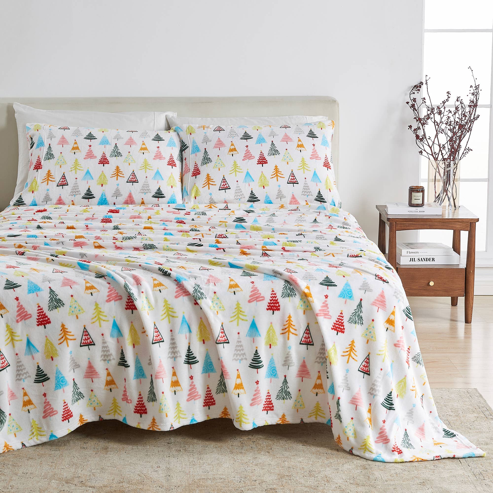 BH Collective - Wholesale Sheet Set - Velvet Plush Sheets - Printed - Velvet Luxe Collection127