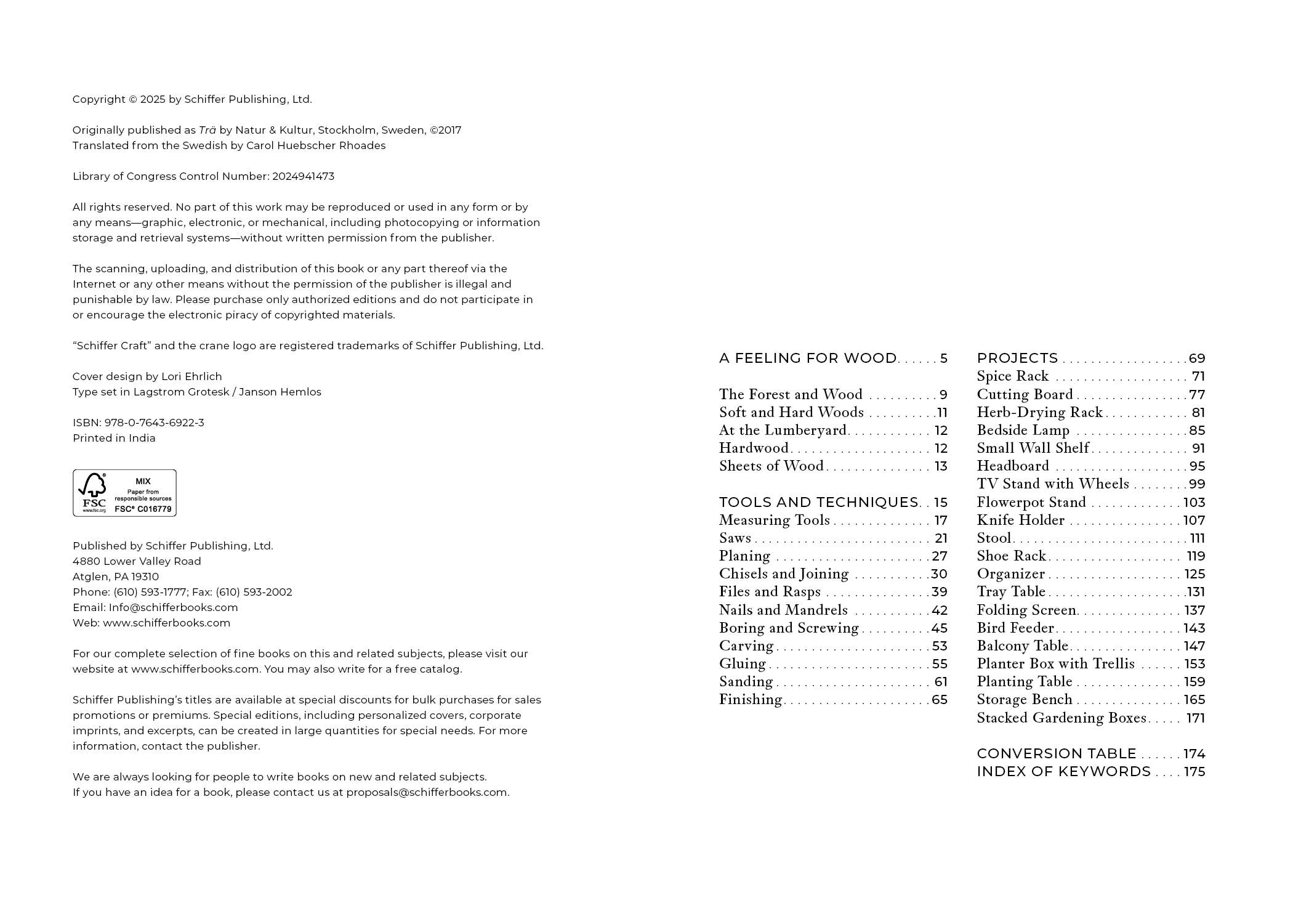 Schiffer Publishing – wholesale Crafts, hobbies and DIY – Welcome to Woodworking1