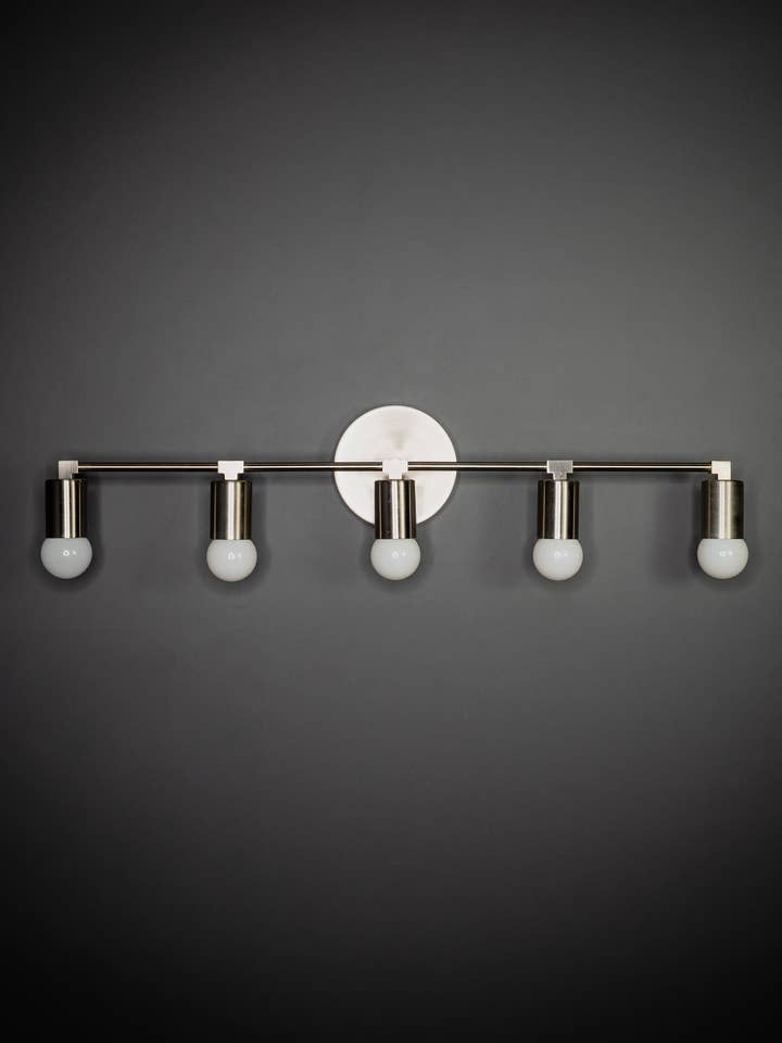 Ares 5 Light Vanity Bathroom Light for wholesale by Lustrous Lumens